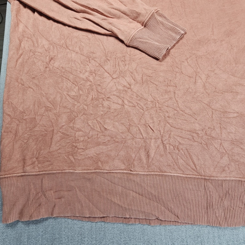 Aerie Women's Orange Sweatshirt Long Sleeve Crew Neck Pullover Sz XL - Picture 6 of 14